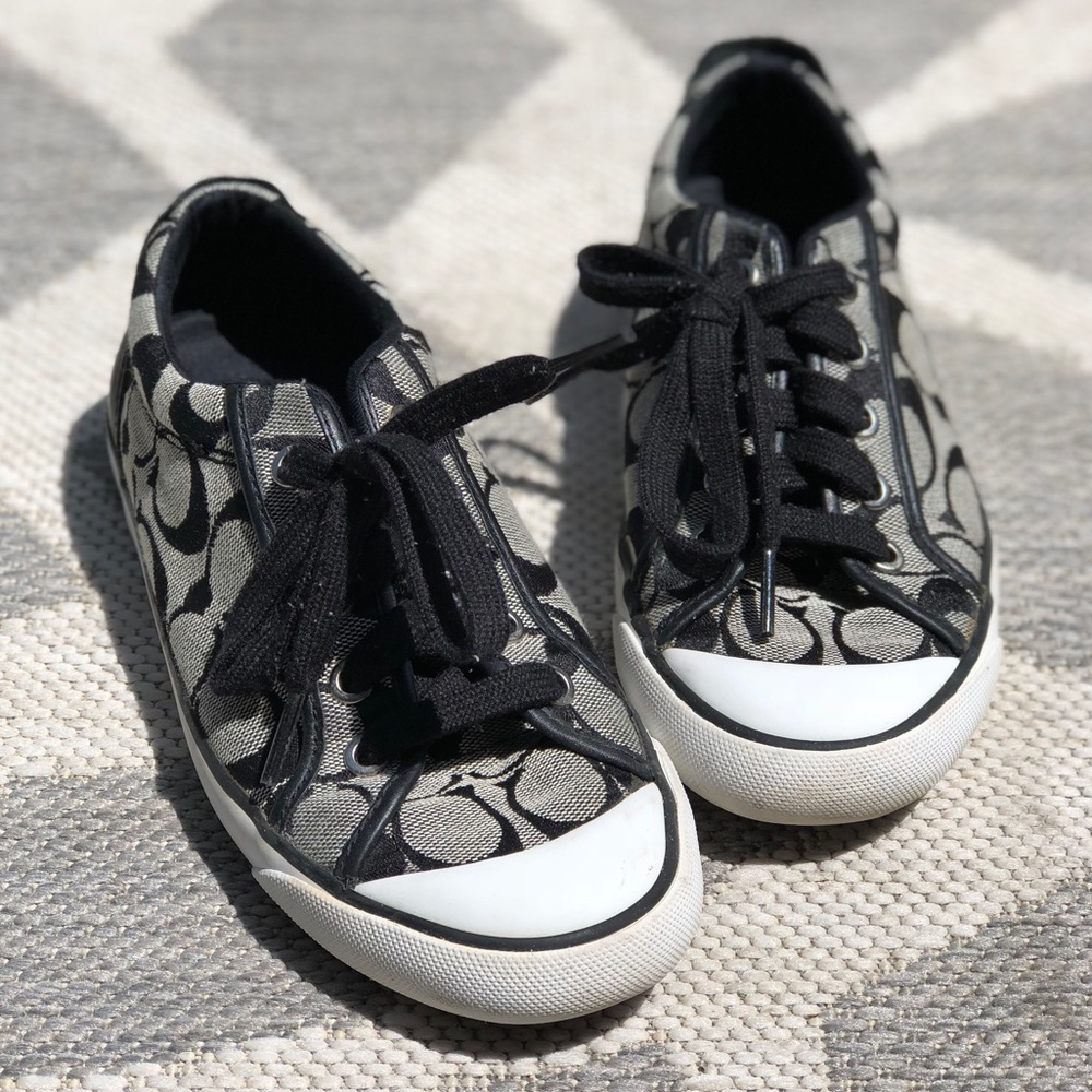 Authentic Coach Signature Canvas Sneakers